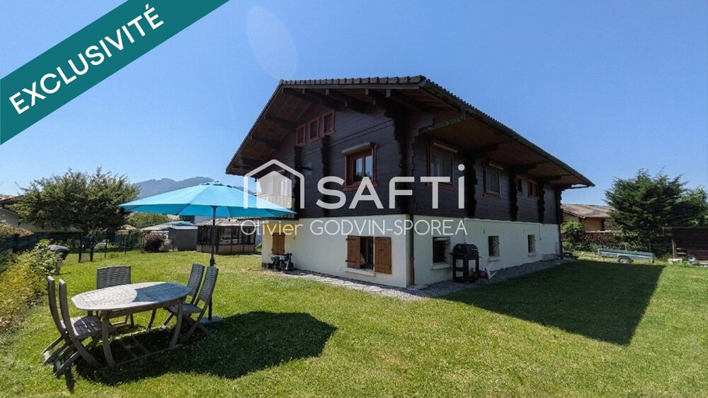 Chalet sur sous-sol total sur terrain clos de 1200m2