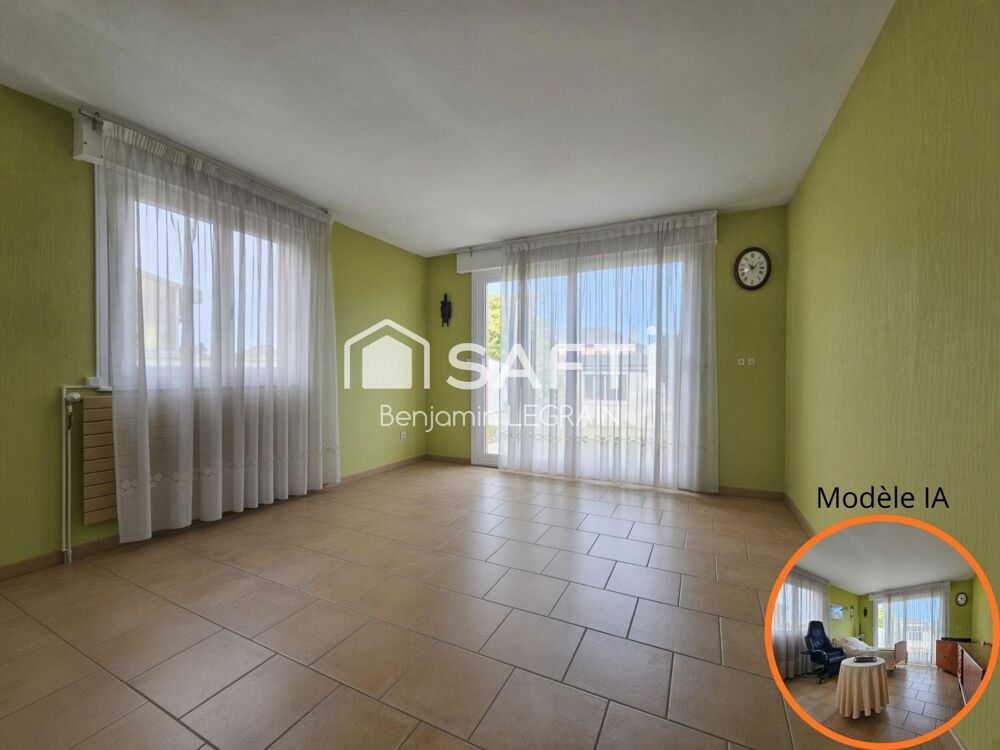Vente Maison Maison familiale de 86m²,3 ch+bureau,Jardin,garage Douchy-les-mines