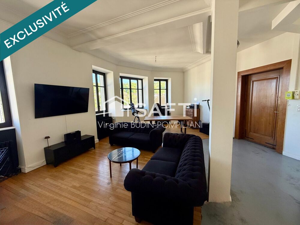 APPARTEMENT STYLE HAUSSMANNIEN CENTRE VILLE LONGWY BAS A 2 PAS DE LA GARE 3 CHAMBRES 1 CAVE