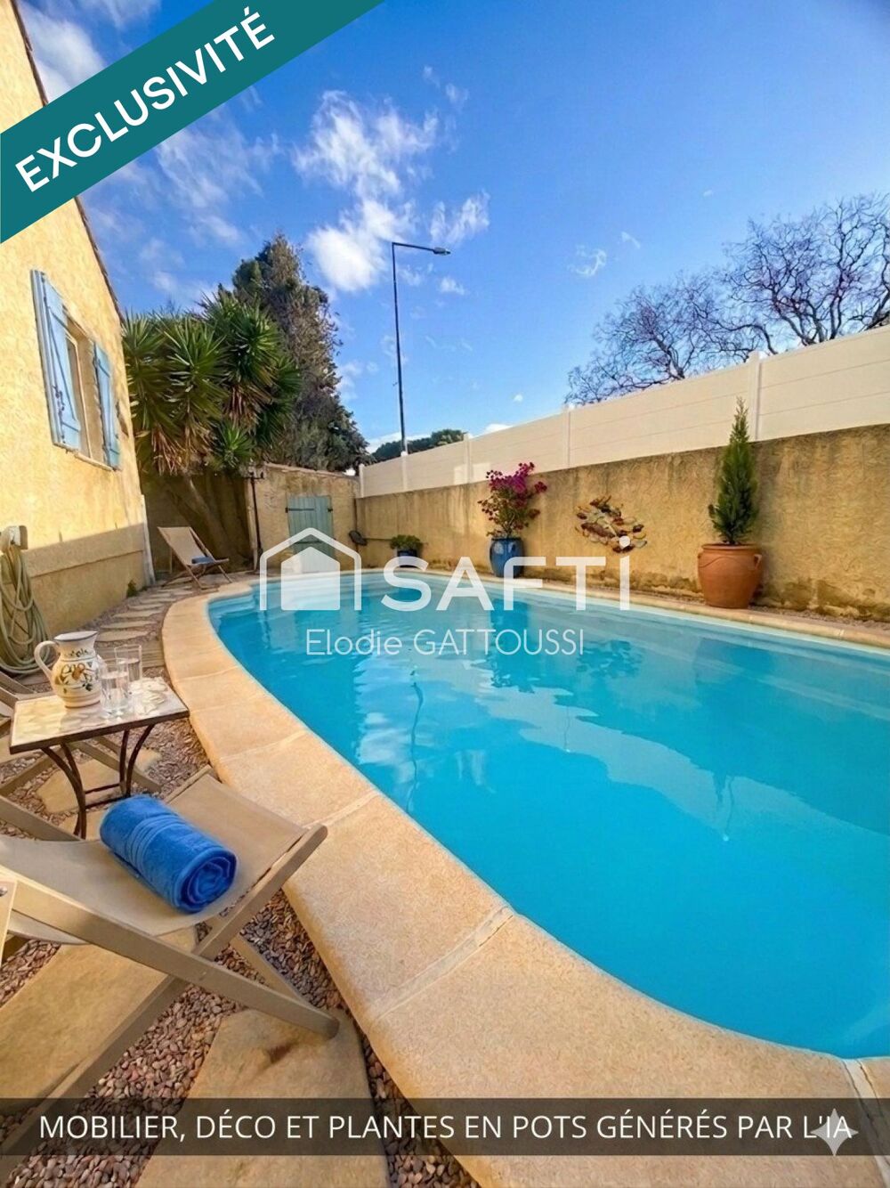 Vente Maison COUP DE CŒUR À MÈZE - Rénovée 2024 – Piscine & Garage XXL 44m² Meze