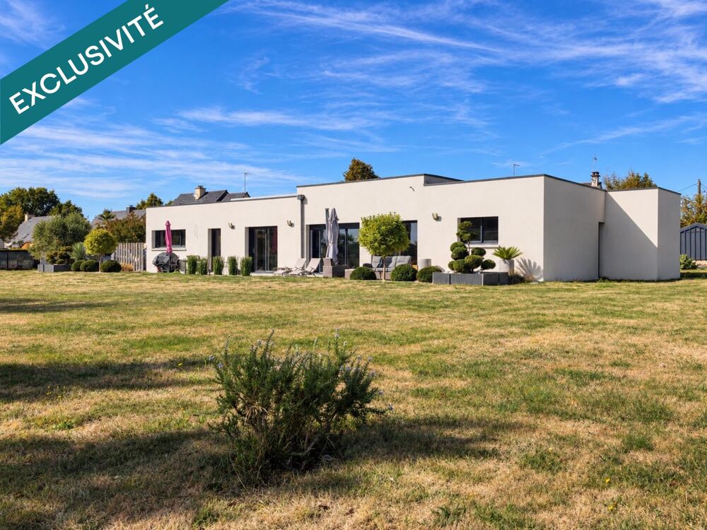 Maison contemporaine de plain-pied  147 m²  Pipriac