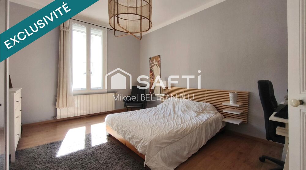 Sète centre-ville  Appartement de caractère avec garage et luminosité exceptionnelle