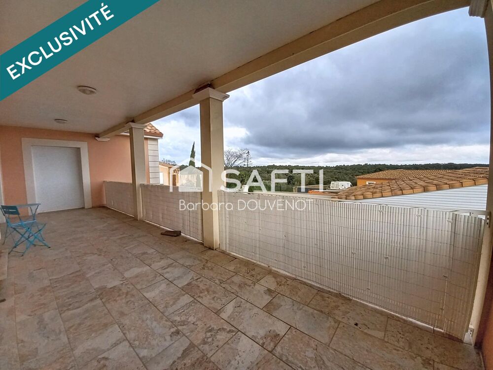Vente Maison Grande villa 3 chambres + T2 indépendant - Terrasse, grand garage, carport et jardin piscinable. Villespassans