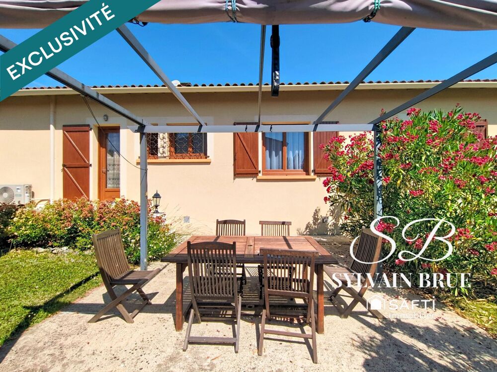 Maison familiale de plain-pied, garage et environnement calme