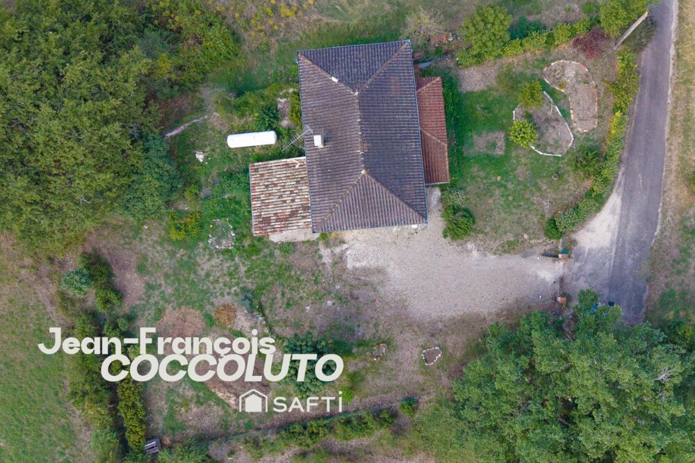 Vente Maison Maison ancienne en pierre de 65 m² avec deux chambres, garage, cave et jardin arboré Porte du quercy