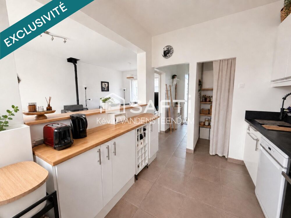 Vente Maison WATTRELOS – MAISON 3 CH – JARDIN – GARAGE DE 41 M² Wattrelos