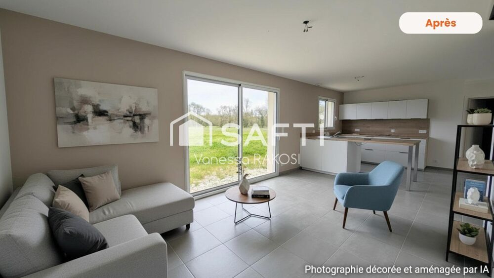 Vente Maison MAISON PLAIN PIED RECENTE 92 M² 3 CHAMBRES + GARAGE + JARDIN Sainte-lheurine