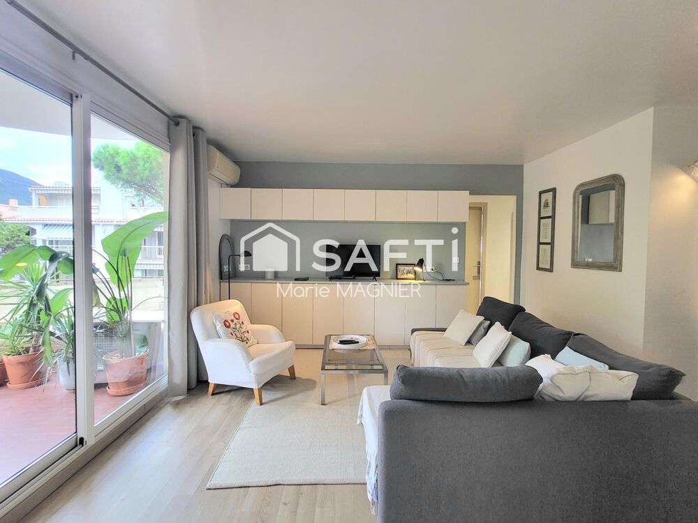 Vente Appartement CAVALAIRE-SUR-MER – BEL  APPARTEMENT T3 DE 59M2 RÉNOVÉ AVEC TERRASSE & GARAGE FERME- PROCHE PLAGE PORT COMMERCES- QUARTIER RESID Cavalaire-sur-mer