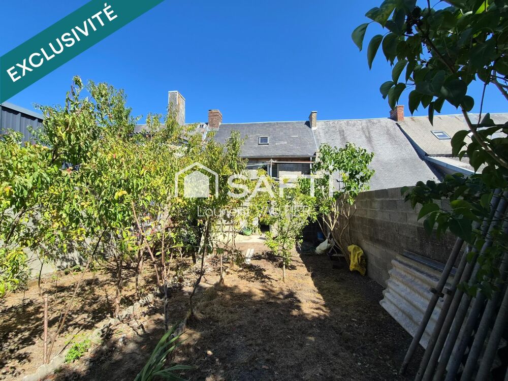 Maison de ville à rénover  115 m²  5 chambres  Jardin  Saint-Denis-le-Gast