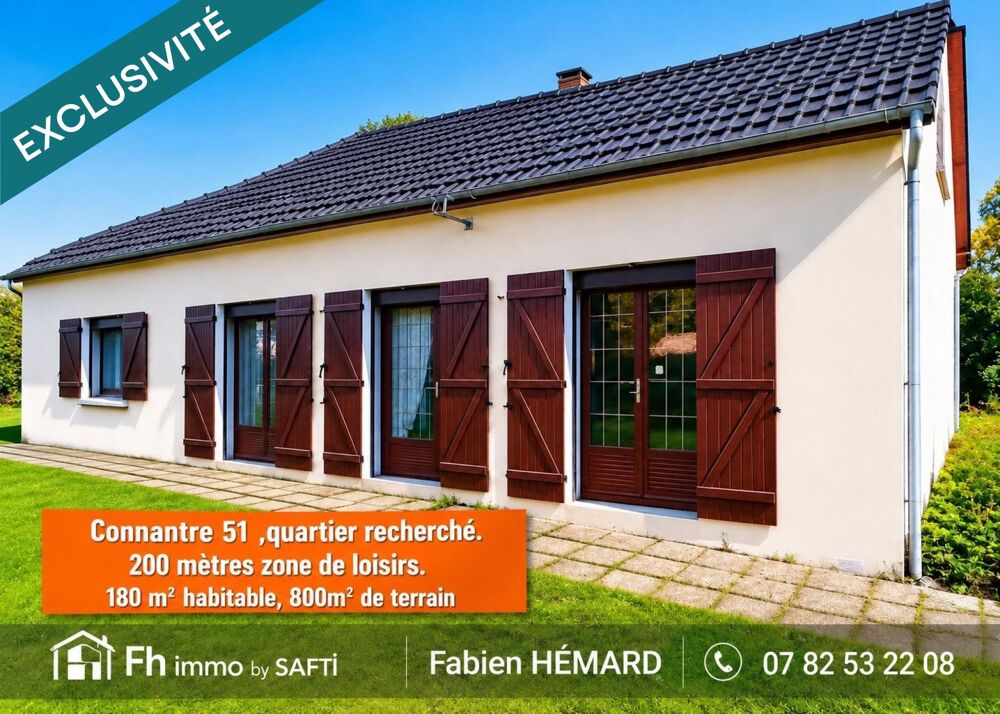 Maison 8 pièces 165 m² · à Connantre · 165 m² · 169 000 €
