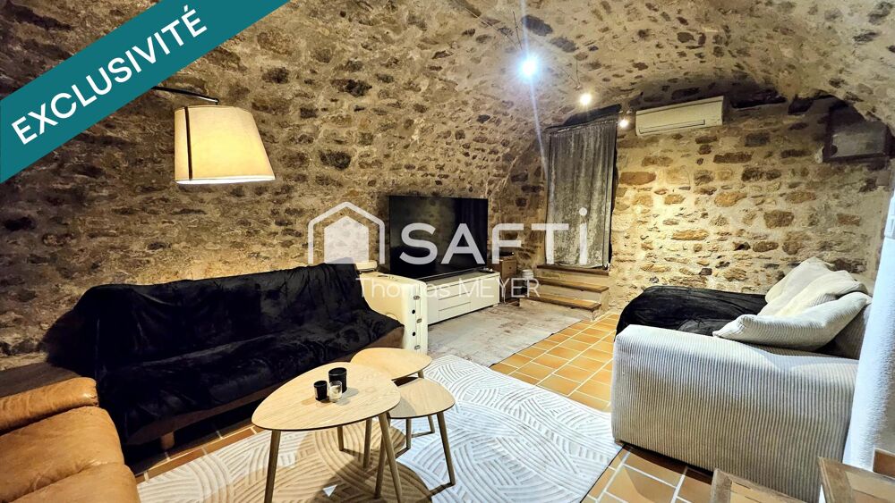 magnifique maison de ville avec salon vouté en pierre apparente
