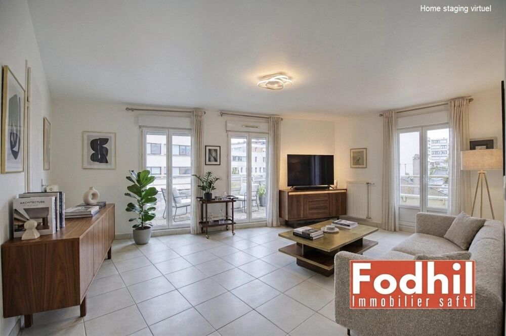 Appartement 3 pièces de 64m²- au 3éme sans vis à vis- Balcon et Parking.