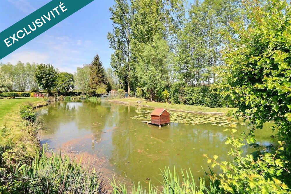 Vente Maison Pavillon individuel, de plain-pied, avec étang de pêche, sur 5000 m2, en pleine campagne ! A Solesmes. Solesmes