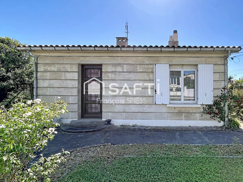 Maison T4 en pierre avec jardin, au coeur de Cenon