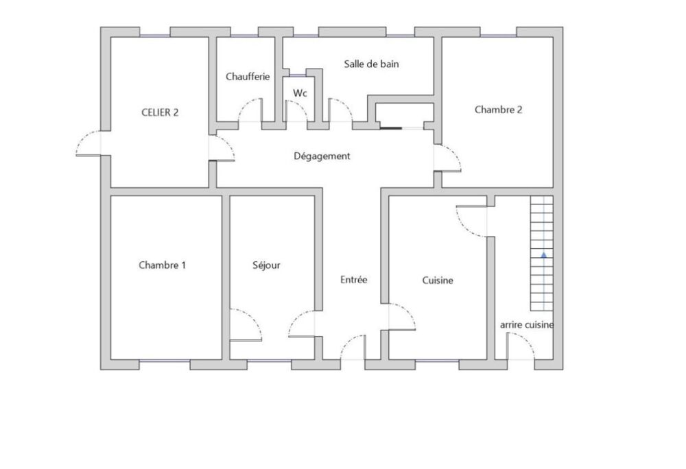 Vente Maison AUTHENTIQUE LONGÈRE DE PLAIN-PIED Guecelard