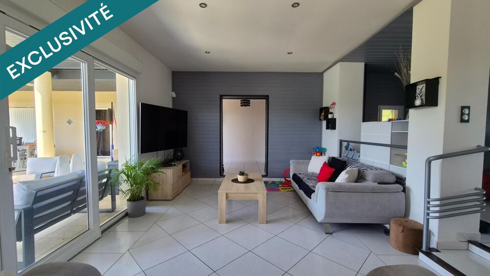 Maison 118m2 - 3 chambres - 1 bureau - garage - piscine