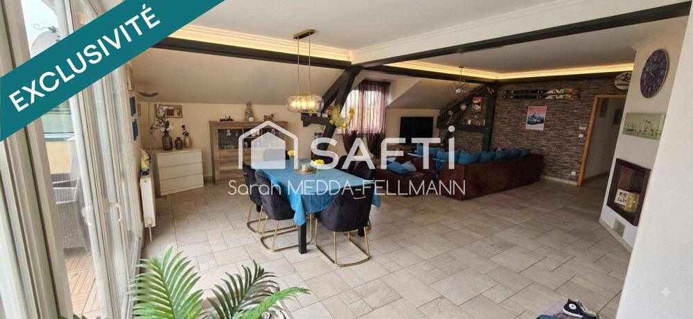 Vente Appartement Appartement F4 de 153 m² avec terrasse et garage Forbach