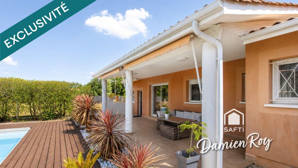 Vente Maison Moulis-en-médoc – Maison familiale 5 pièces de 131 m² avec piscine Moulis-en-médoc