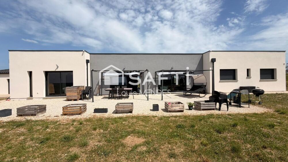 Propriété maison contemporaine de 193 m2, studio séparé, terrain de 5085 m²