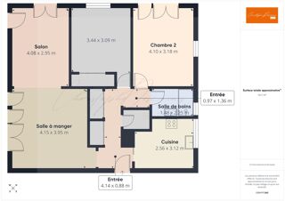  Appartement à vendre 5 pièces 75 m²