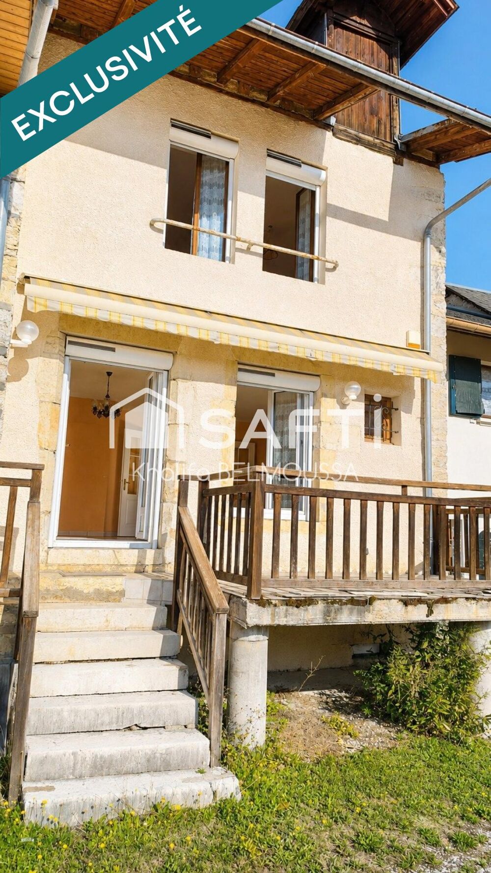 Vente Maison Maison rénovée – 110 m² – 3 chambres – Terrasse – Cave voûtée – Combles aménageables Artemare