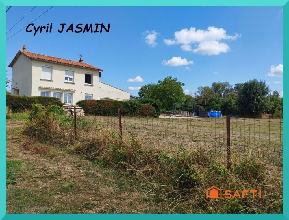 Vente Maison Maison 110 m² très bien classée – Terrain 4 300 m² avec potentiel plain-pied Lhoumois