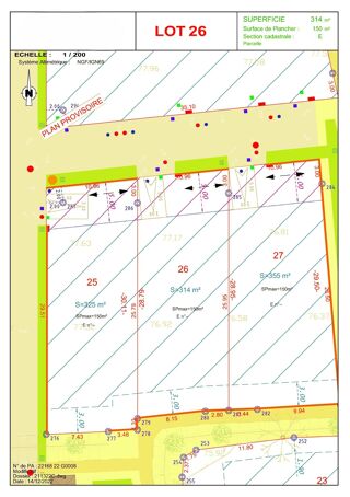 Terrain  vendre 314 m