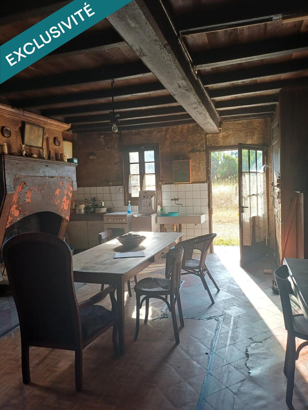 Maison ancienne et terrain constructible