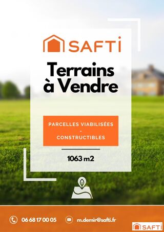  Terrain � vendre 1063 m�
