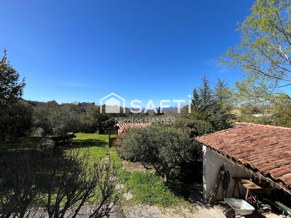 Maison de type Hacienda espagnole au calme absolu avec vue sur les Cévennes