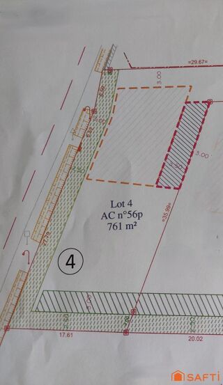  Terrain � vendre 761 m�