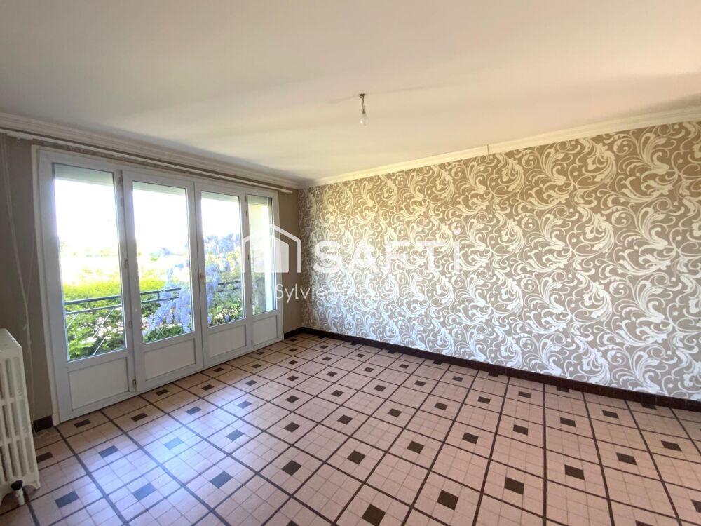 Pavillon 80m2 ss sol 3 chambres, jardin