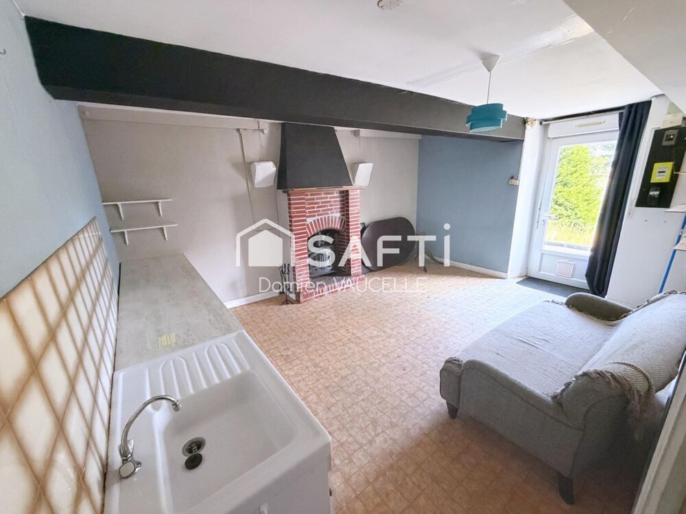 Maison de campagne en pierre 43 m2, au calme, avec jardin attenant 768 m2