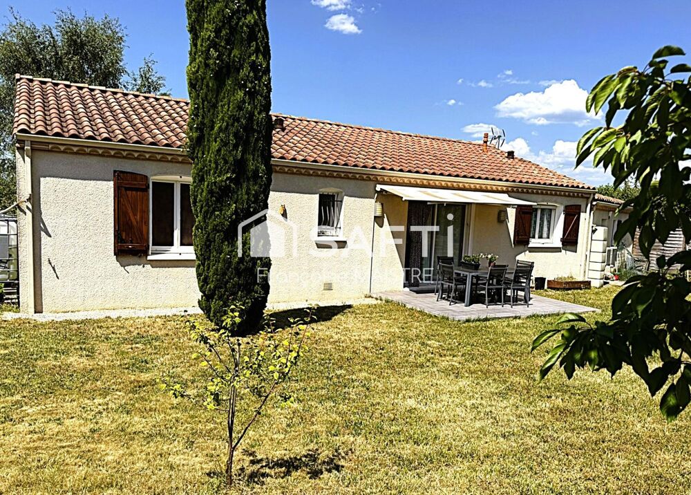 Maison de plain-pied sans vis-à vis avec vue sur la montagne Noire