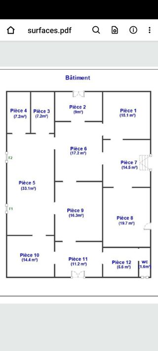  Maison � vendre 3 pi�ces 75 m�