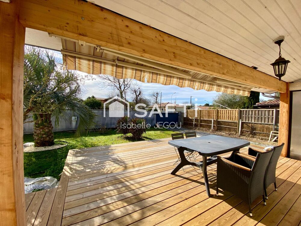 Vente Maison Maison plain-pied, plein sud dont 5 pièces avec grand jardin et garage Gujan-mestras