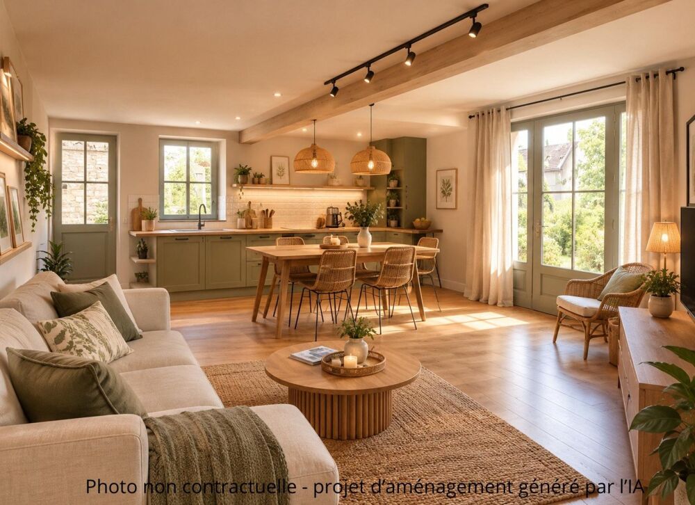 Vente Maison Maison en pierre rénovée en loft duplex Grez-sur-loing