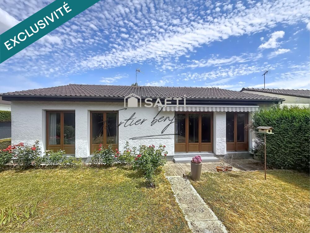 Plain-pied 94 m² avec jardin clos et garage