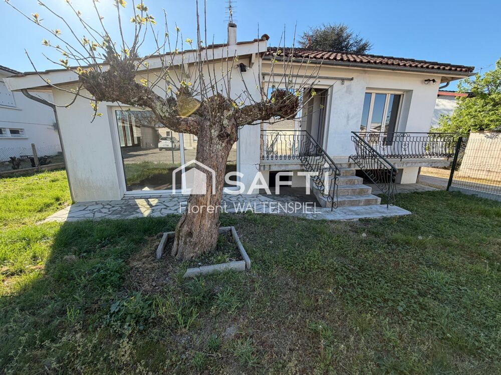 Maison familiale 3 chambres avec terrain clos