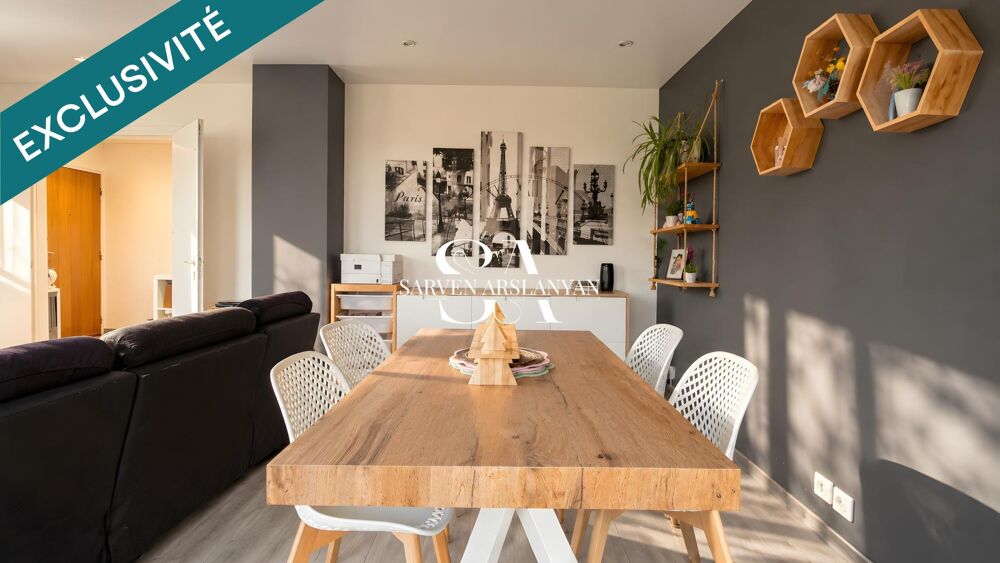 Vente Appartement 3 pièces de 66 m² traversant et lumineux, bus 111 à 100 mètres pour le RER A en 10 min Saint-maur-des-fosses