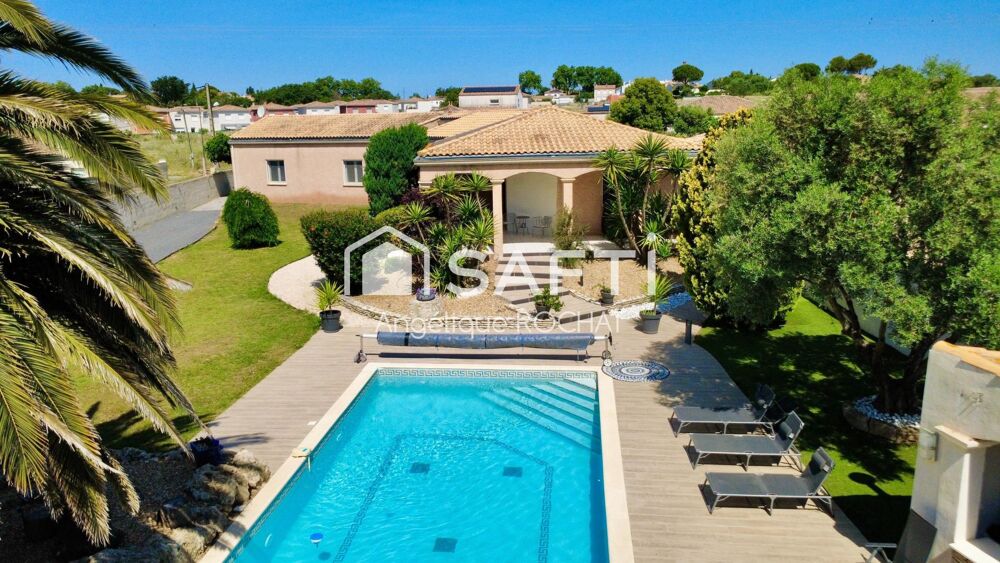 Magnifique Propriété sur Espondeilhan avec 2 habitations piscine double garage