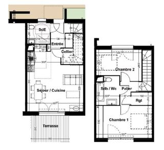  Maison � vendre 3 pi�ces 72 m�