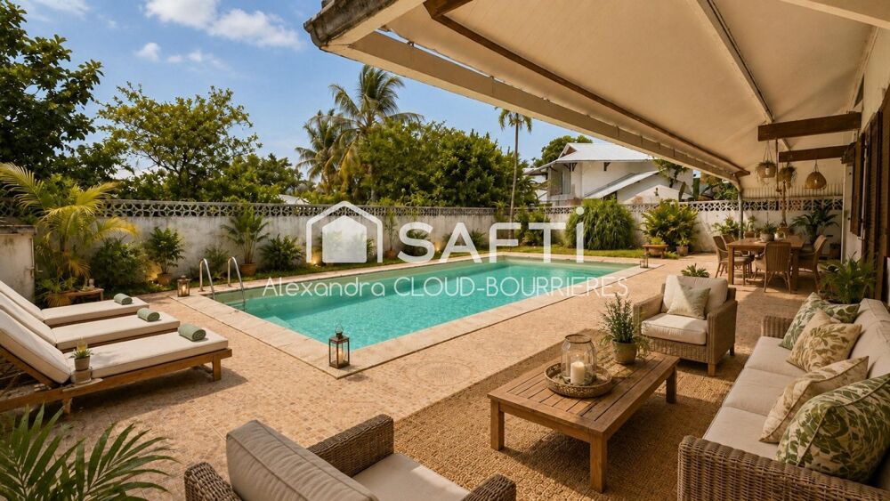 Maison 6 pièces avec piscine  Quartier de lAnse à Kourou