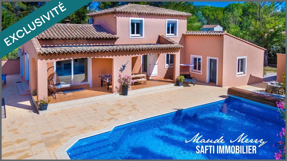 Villa 140 m2 habitable - 4 chambres et 3 pièces d'eau - garage de près de 50 m2 - double abri voiture hauteur camping-car - pisc
