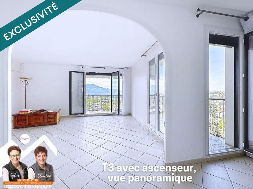Vente Appartement Vue aérienne sur les massifs et la ville Voiron