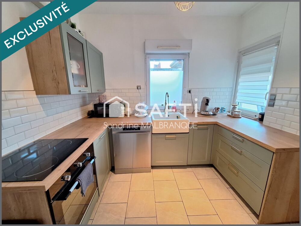 Vente Maison Secteur ,4 chambres , maison lumineuse Montigny-en-gohelle
