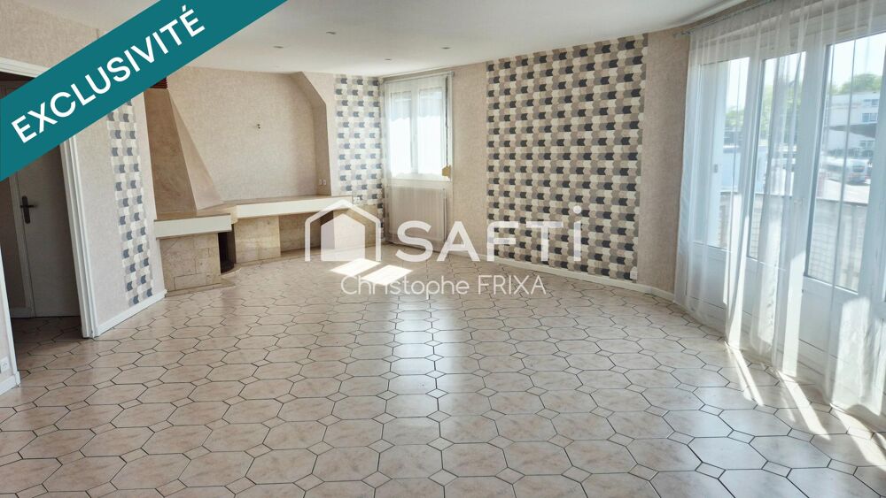 Appartement T6 137m² 2 ème et dernier étage, en plein coeur de Sotteville, idéal bureaux ou profession libérale!