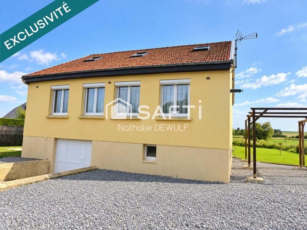 Vente Maison A PROXIMITE IMMEDIATE DE MARLE PAVILLON 3 CHAMBRES CONFORT PL PIED S/SOL COMPLET  SUR JARDIN 1336m2 Montigny-sous-marle