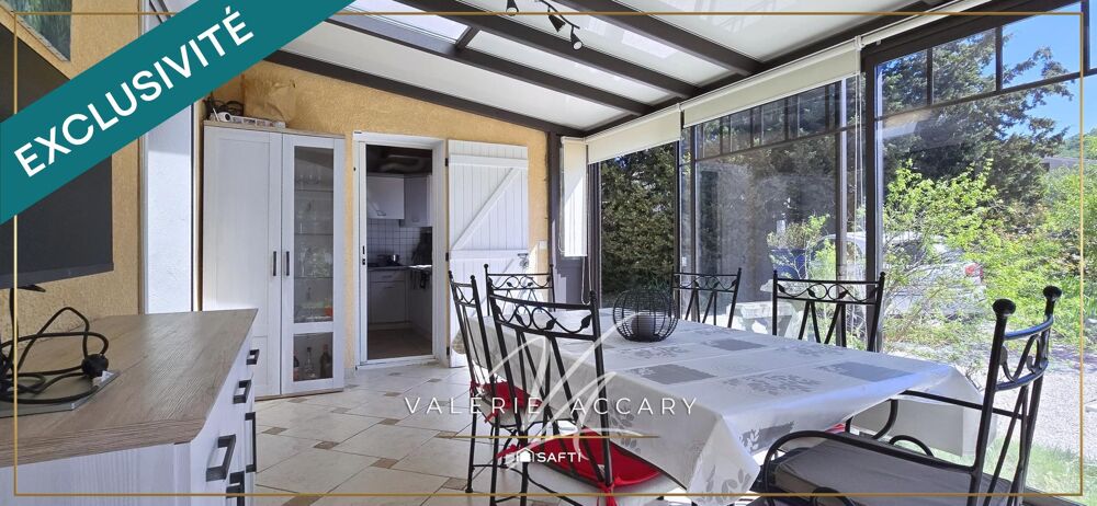 Rocbaron : Maison de 130 m² sur un terrain de 1718 m² avec piscine, garage, dépendance...