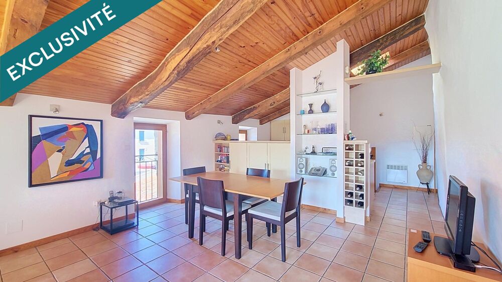 Vente Maison Montesquieu-des-Albères – Maison de village de charme avec terrasses et vues panoramiques Montesquieu-des-alberes